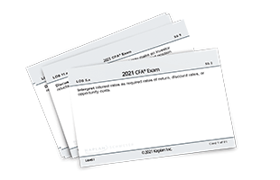 Schweser CFA Flashcard set